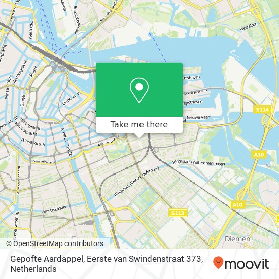 Gepofte Aardappel, Eerste van Swindenstraat 373 map