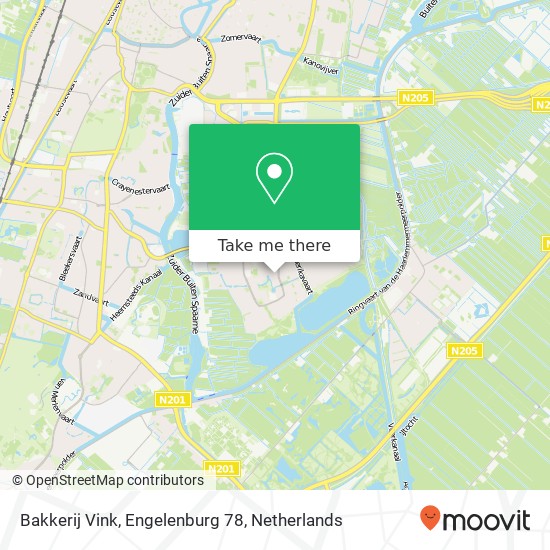 Bakkerij Vink, Engelenburg 78 map