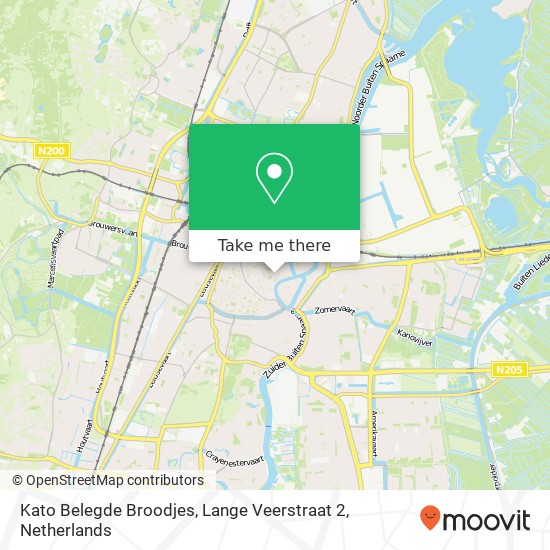 Kato Belegde Broodjes, Lange Veerstraat 2 map