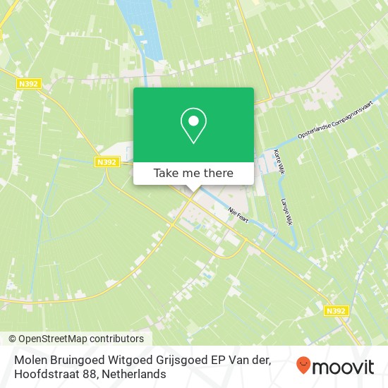 Molen Bruingoed Witgoed Grijsgoed EP Van der, Hoofdstraat 88 map