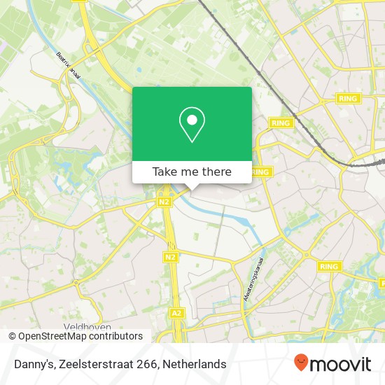 Danny's, Zeelsterstraat 266 map