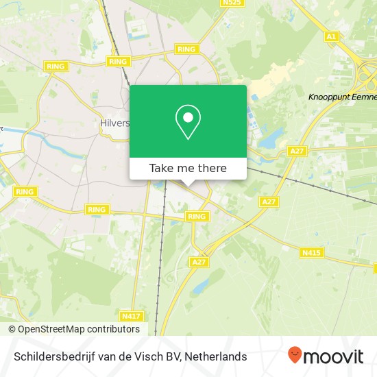 Schildersbedrijf van de Visch BV, Soestdijkerstraatweg 67A map