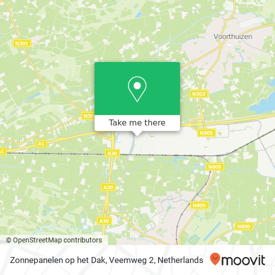 Zonnepanelen op het Dak, Veemweg 2 map