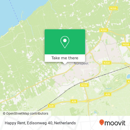 Happy Rent, Edisonweg 40 map
