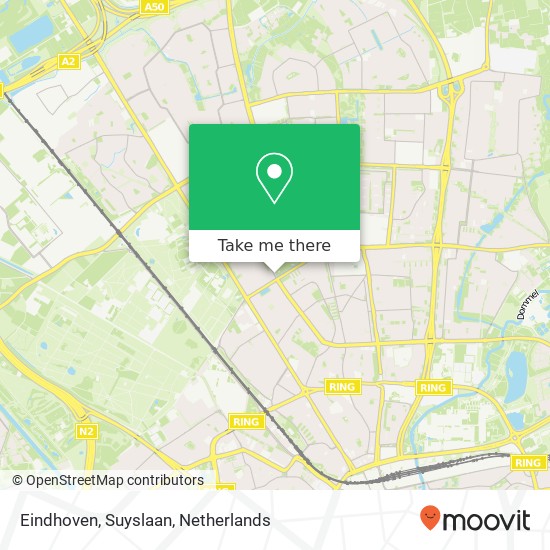 Eindhoven, Suyslaan Karte