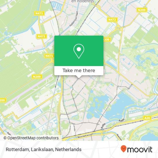 Rotterdam, Larikslaan map