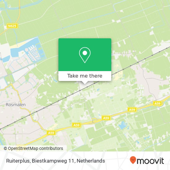 Ruiterplus, Biestkampweg 11 map