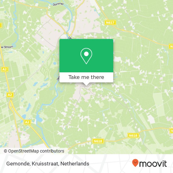 Gemonde, Kruisstraat map