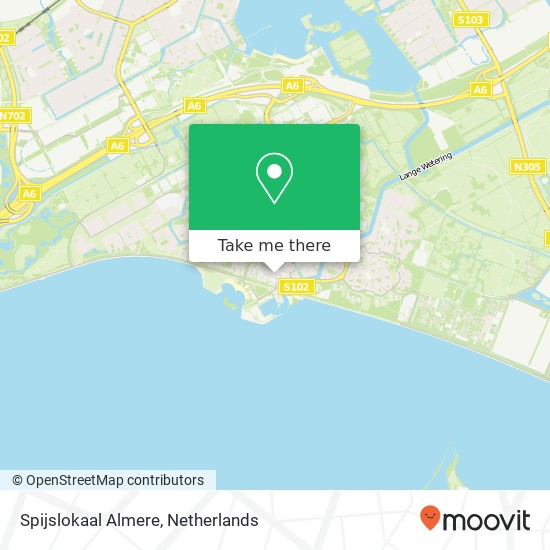Spijslokaal Almere, Kruisstraat 33 map