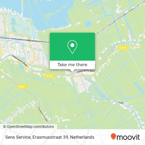 Sens Service, Erasmusstraat 39 map
