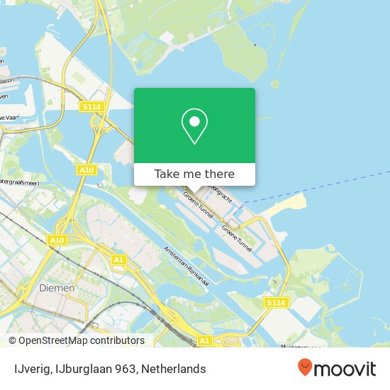 IJverig, IJburglaan 963 map