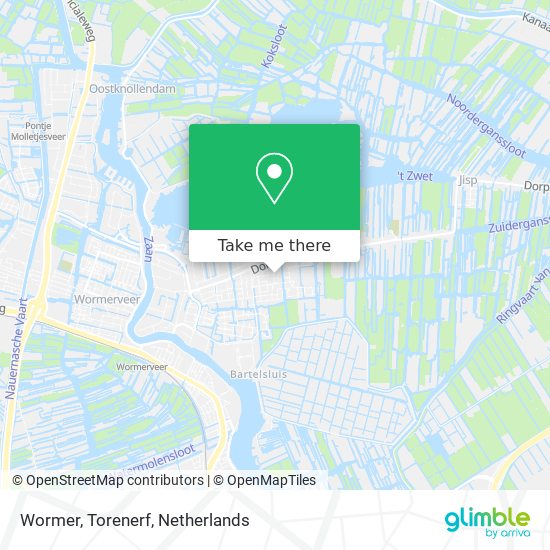 Wormer, Torenerf map