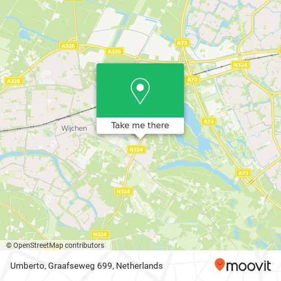 Umberto, Graafseweg 699 map