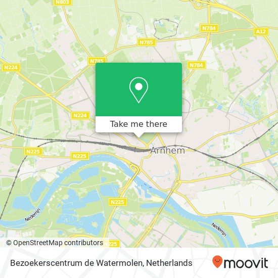 Bezoekerscentrum de Watermolen map