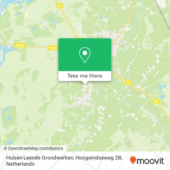 Hulsen Leende Grondwerken, Hoogeindseweg 2B map