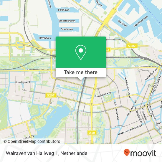 Walraven van Hallweg 1, 1063 TB Amsterdam map