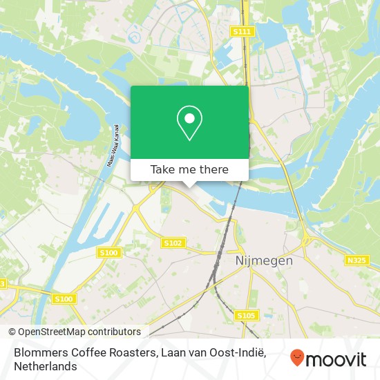 Blommers Coffee Roasters, Laan van Oost-Indië map
