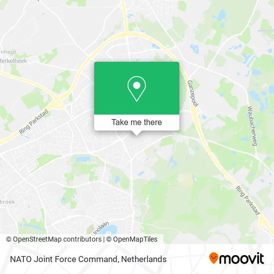 NATO Joint Force Command map