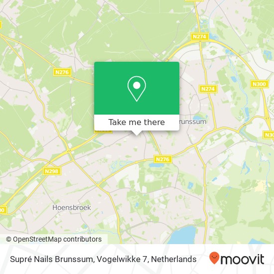 Supré Nails Brunssum, Vogelwikke 7 Karte