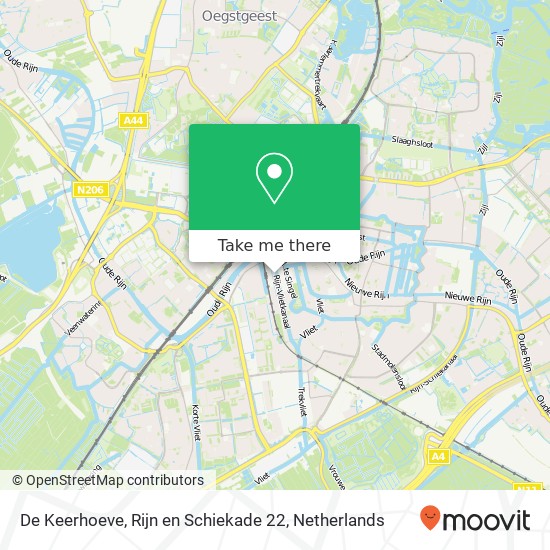 De Keerhoeve, Rijn en Schiekade 22 map