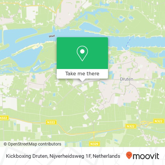 Kickboxing Druten, Nijverheidsweg 1F map