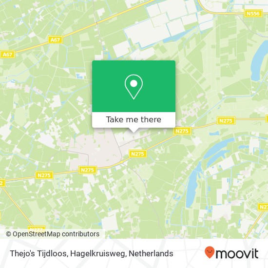 Thejo's Tijdloos, Hagelkruisweg map