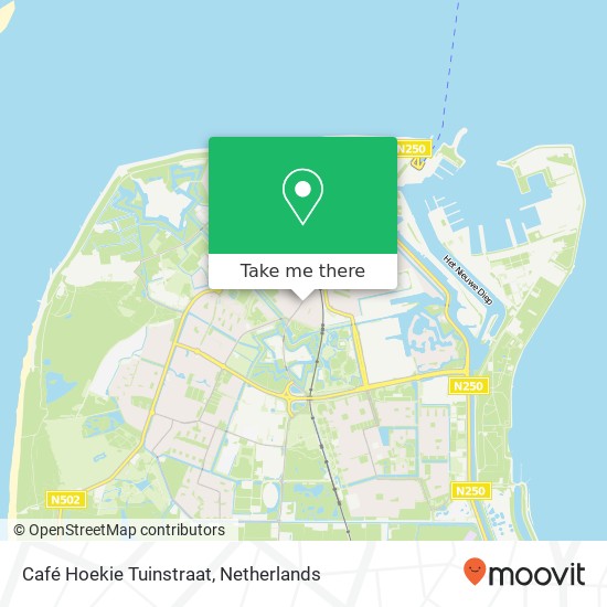 Café Hoekie Tuinstraat map