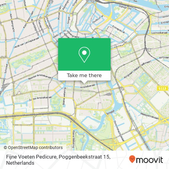 Fijne Voeten Pedicure, Poggenbeekstraat 15 map