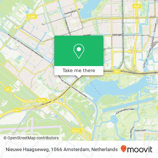 Nieuwe Haagseweg, 1066 Amsterdam map