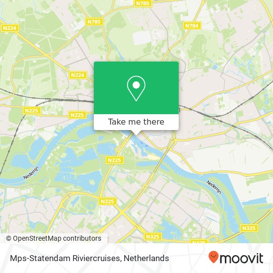 Mps-Statendam Riviercruises map