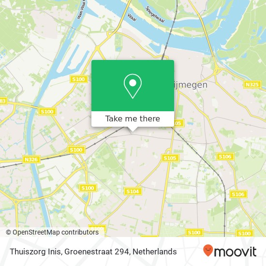 Thuiszorg Inis, Groenestraat 294 map