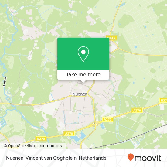 Nuenen, Vincent van Goghplein map