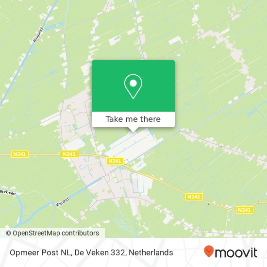 Opmeer Post NL, De Veken 332 map