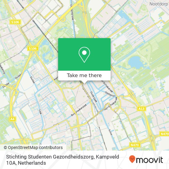 Stichting Studenten Gezondheidszorg, Kampveld 10A map