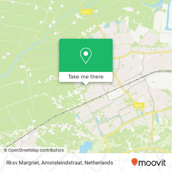 Rksv Margriet, Amsteleindstraat map