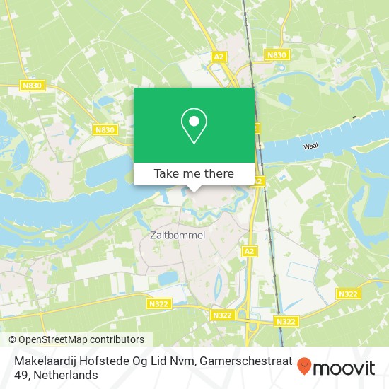 Makelaardij Hofstede Og Lid Nvm, Gamerschestraat 49 map