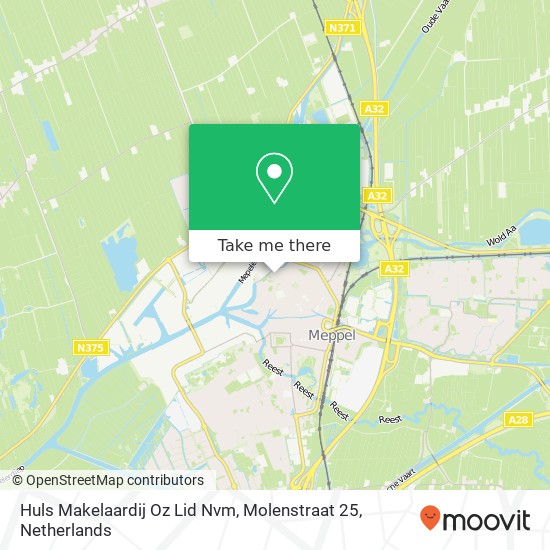 Huls Makelaardij Oz Lid Nvm, Molenstraat 25 Karte