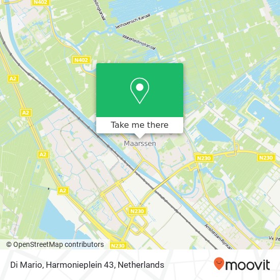 Di Mario, Harmonieplein 43 map