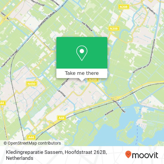 Kledingreparatie Sassem, Hoofdstraat 262B Karte