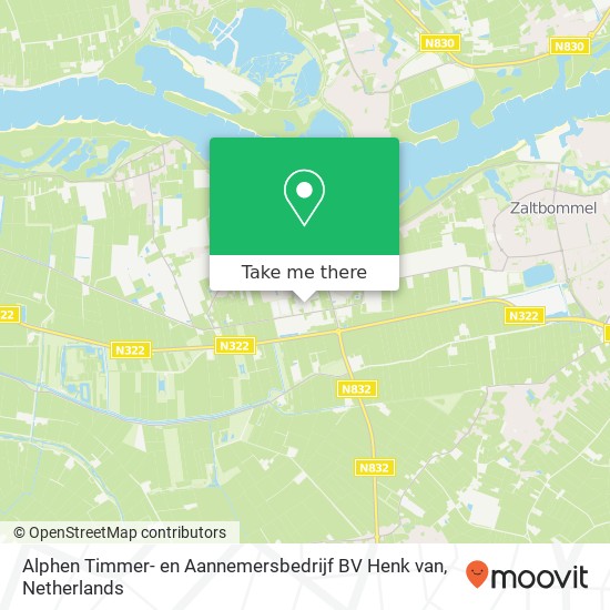 Alphen Timmer- en Aannemersbedrijf BV Henk van map