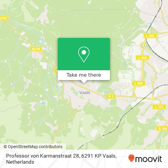 Professor von Karmanstraat 28, 6291 KP Vaals map