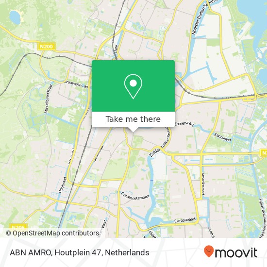 ABN AMRO, Houtplein 47 Karte