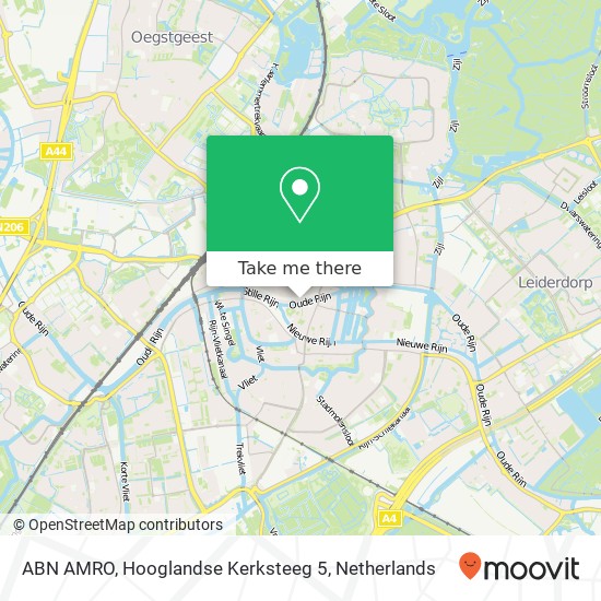 ABN AMRO, Hooglandse Kerksteeg 5 Karte