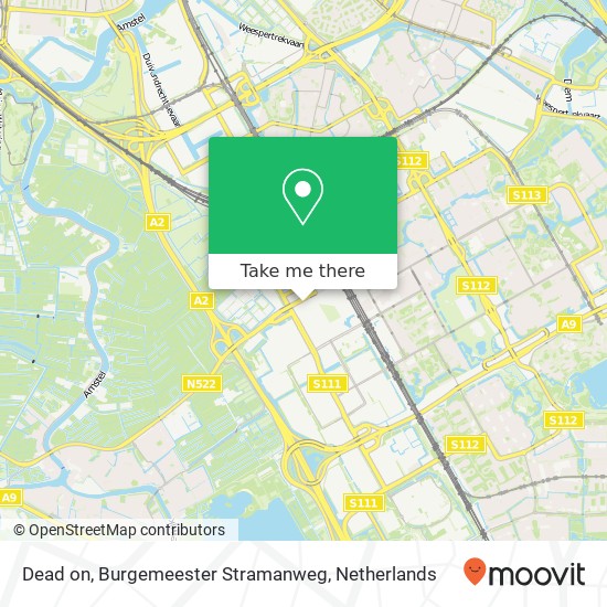 Dead on, Burgemeester Stramanweg map