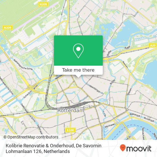 Kolibrie Renovatie & Onderhoud, De Savornin Lohmanlaan 126 map