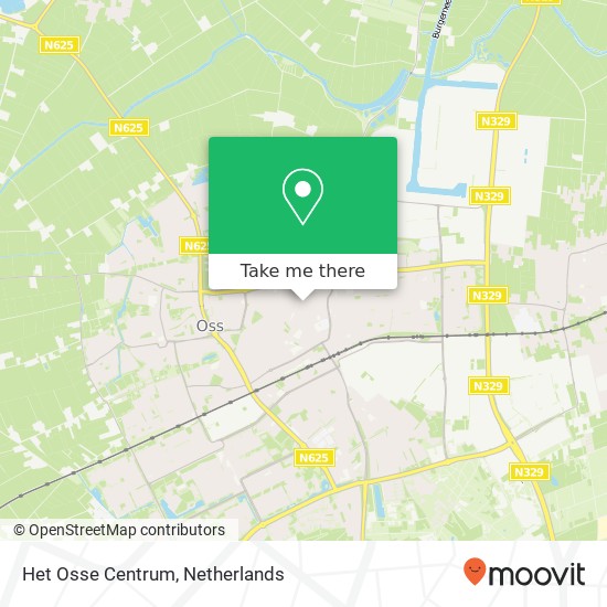 Het Osse Centrum map