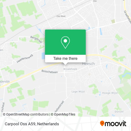 Carpool Oss A59 map