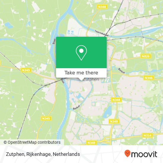 Zutphen, Rijkenhage map