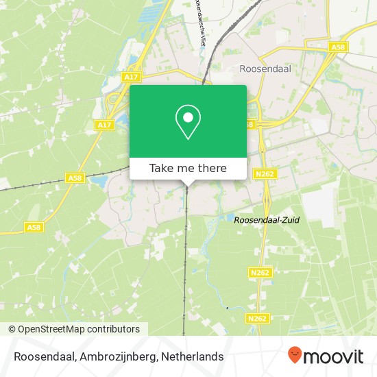 Roosendaal, Ambrozijnberg Karte