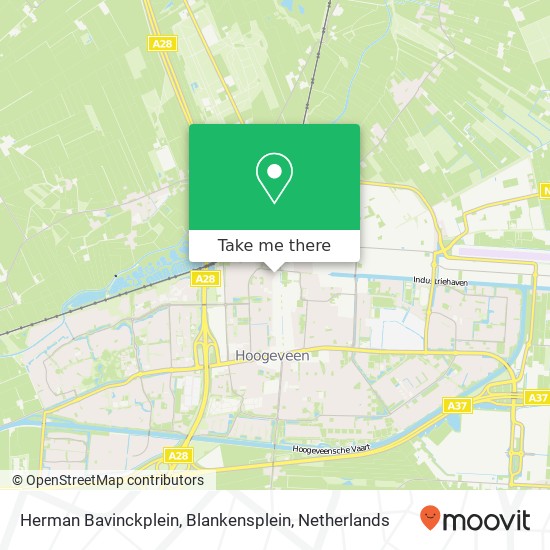 Herman Bavinckplein, Blankensplein map